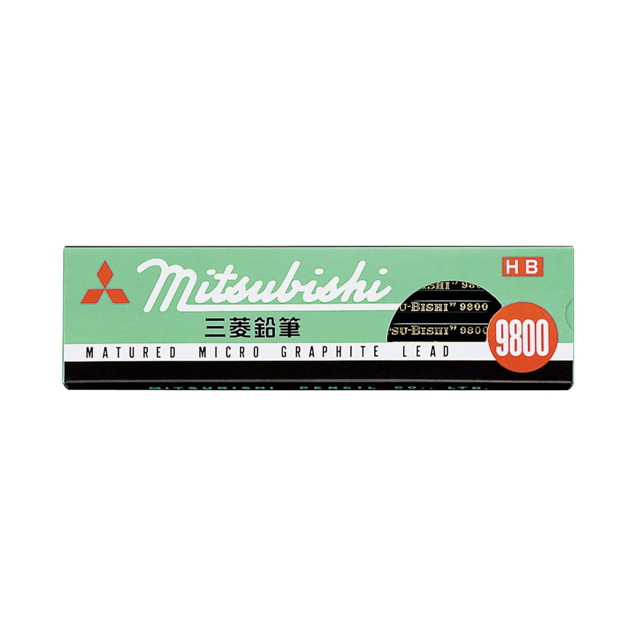9800 Pencil Wooden 1 Dozen Pack / uni Mitsubishi Pencil – bungu