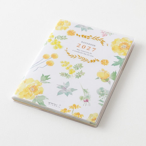 Country Time Floral Pocket Diary 2027 / MIDORI