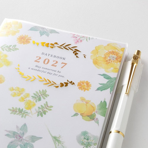 Country Time Floral Pocket Diary 2027 / MIDORI