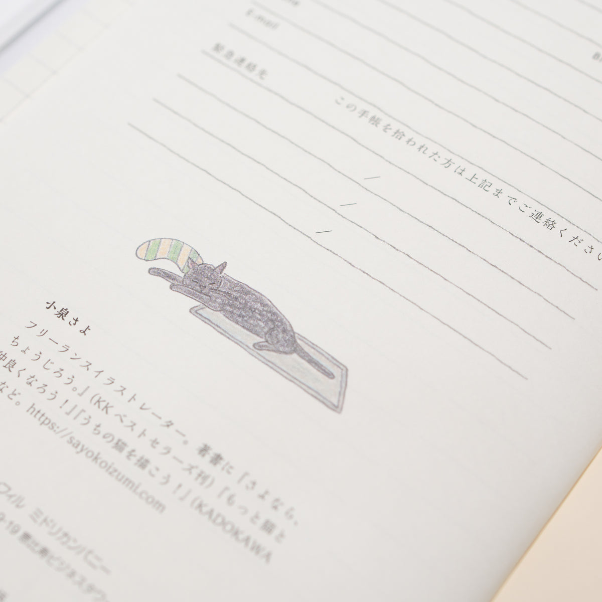 Cat Pocket Diary 2027 / MIDORI