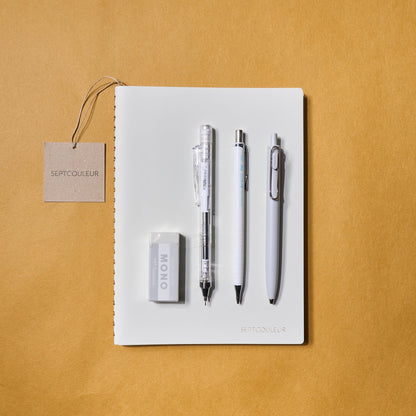 Septcouleur White Stationery Set