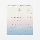 Daylight Gradient Wall Calendar 2027 / MIDORI
