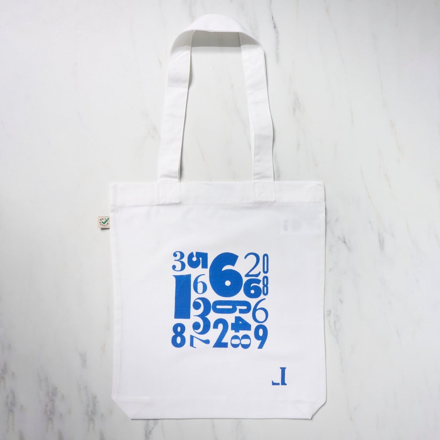 Message Tote Bag with Gusset / Letterpress Letters