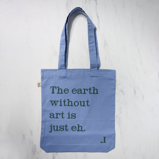 Message Tote Bag with Gusset / Letterpress Letters