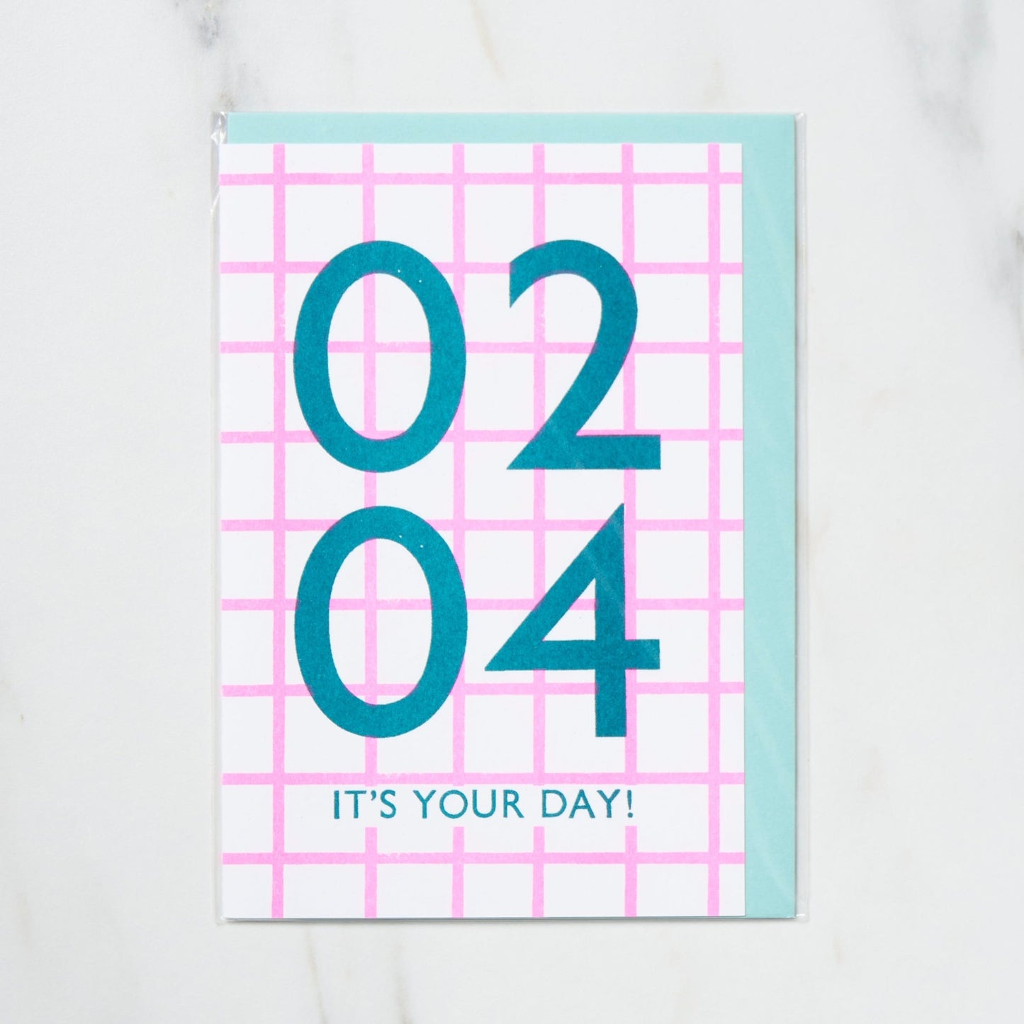 365 Find Your Day Card FEBRUARY / Letterpress Letter