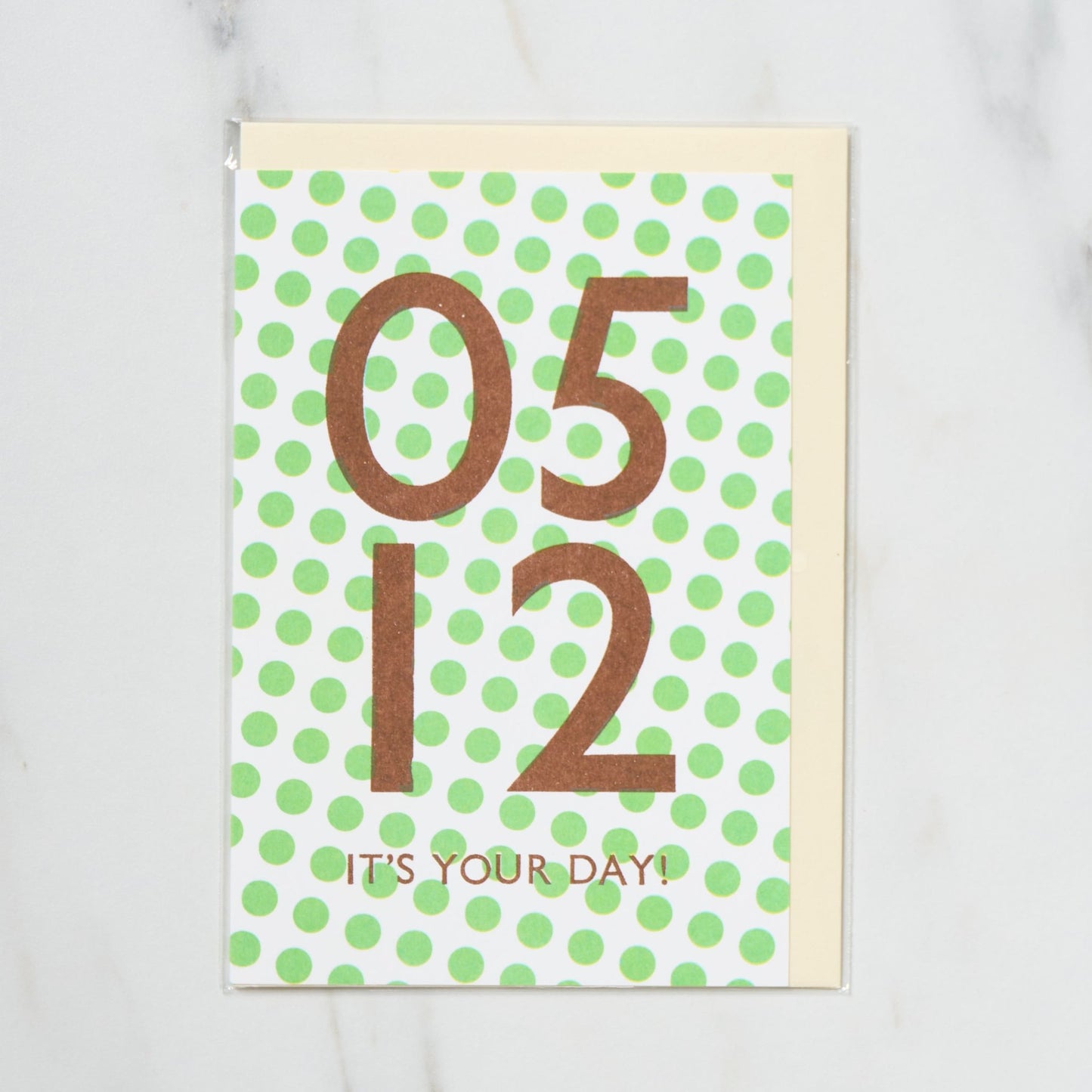 365 Find Your Day Card MAY / Letterpress Letter