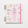 STUDY HOLIC Ring Notebook Square / GreenFlash