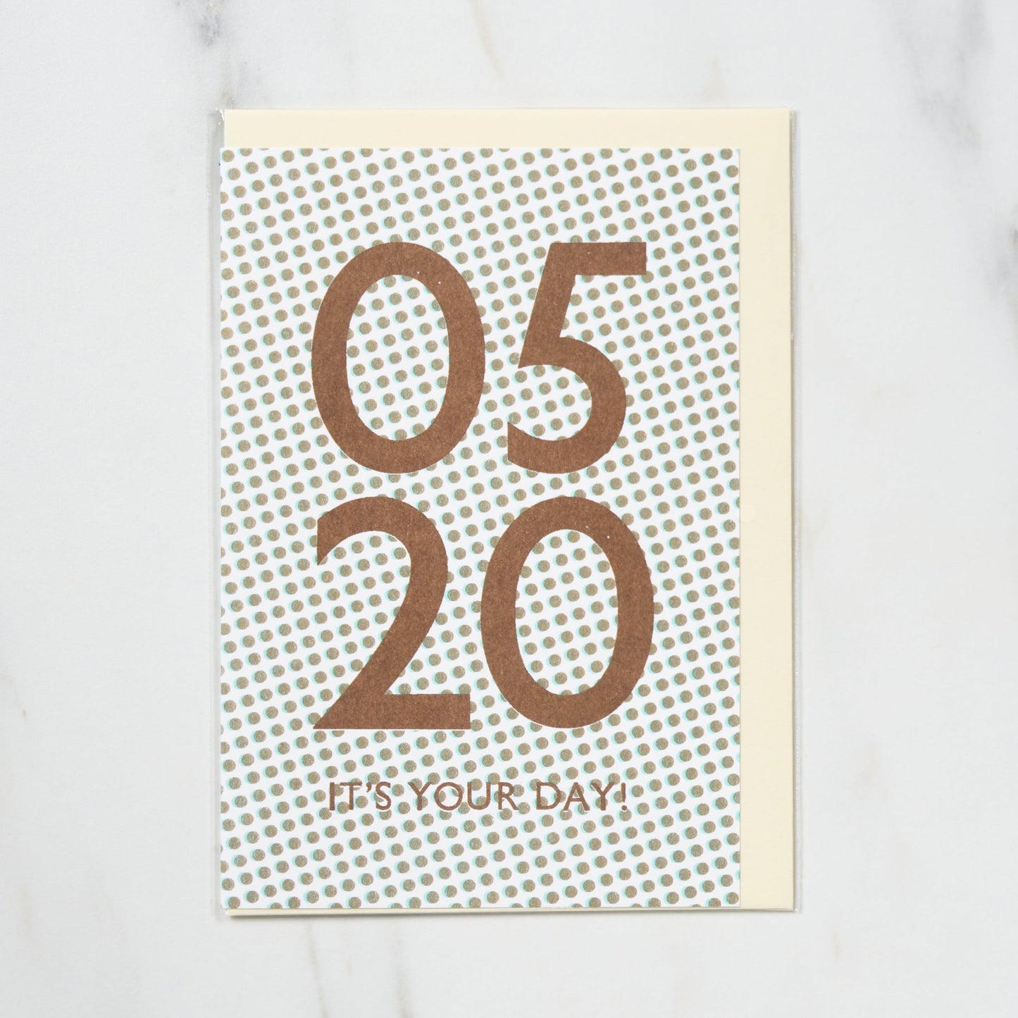 365 Find Your Day Card MAY / Letterpress Letter