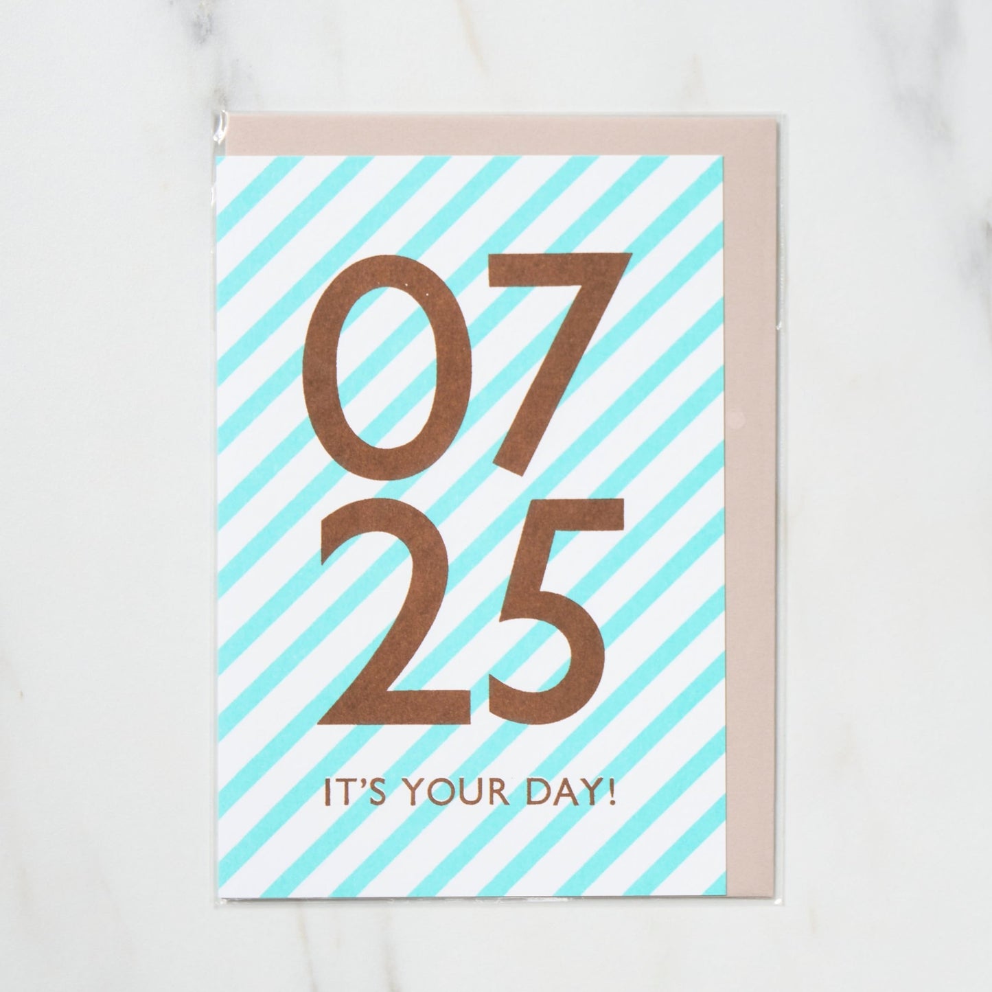 365 Find Your Day Card JULY / Letterpress Letter