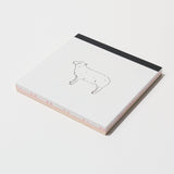Animal Series Square Memo Pad / GreenFlash