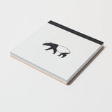 Animal Series Square Memo Pad / GreenFlash
