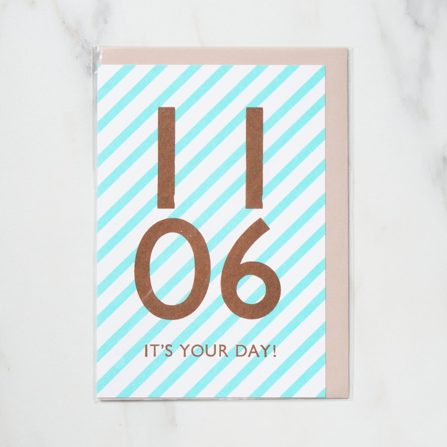 365 Find Your Day Card NOVEMBER / Letterpress Letter