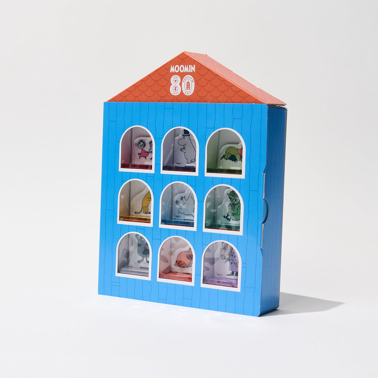 [Limited] Moomin 80th Anniversary Acrylic Stand Stamp Collection BOX / FUTABA