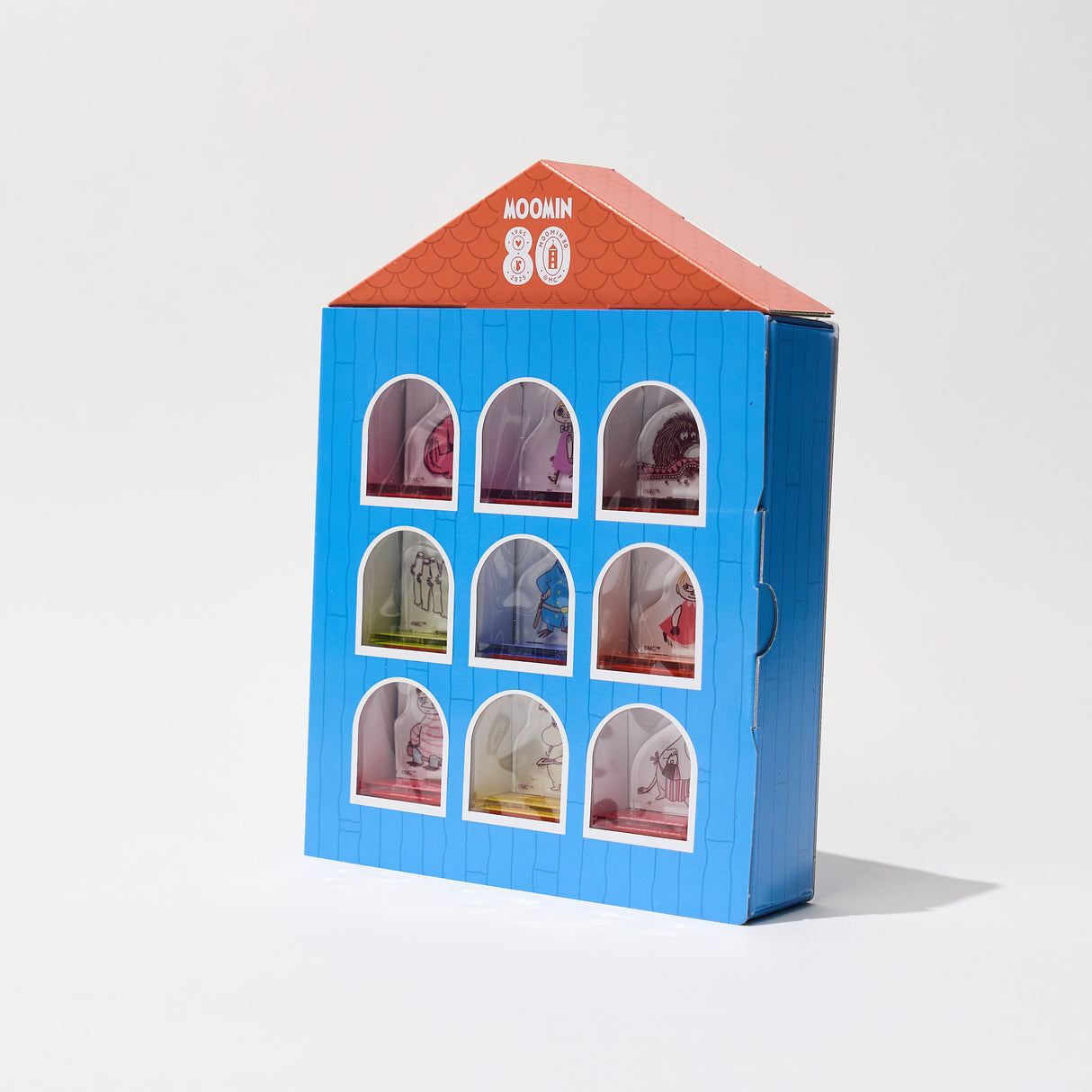 [Limited] Moomin 80th Anniversary Acrylic Stand Stamp Collection BOX / FUTABA