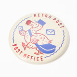 ROKKAKU x ob1toy Retro Post Foil-Stamped Badge / ROKKAKU