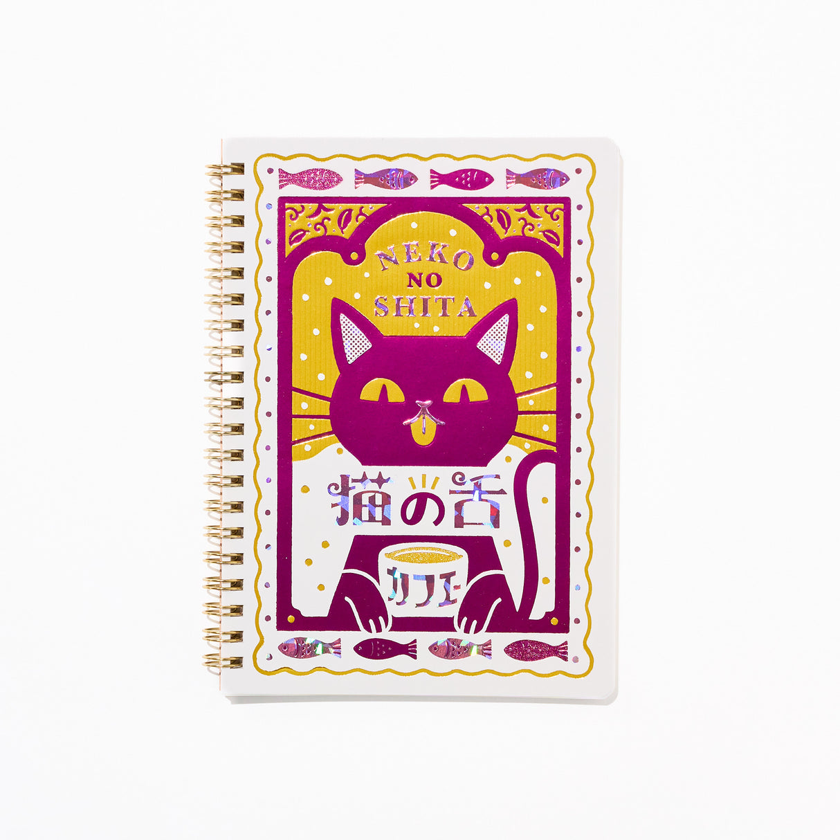 ROKKAKU × ob1toy Retro Post Foil-Stamped B6 Ring Notebook / ROKKAKU