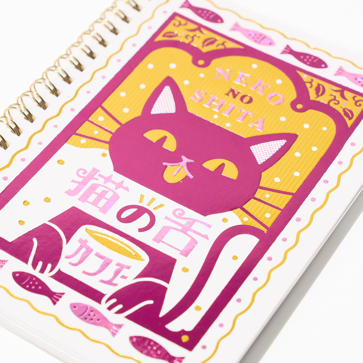 ROKKAKU × ob1toy Retro Post Foil-Stamped B6 Ring Notebook / ROKKAKU