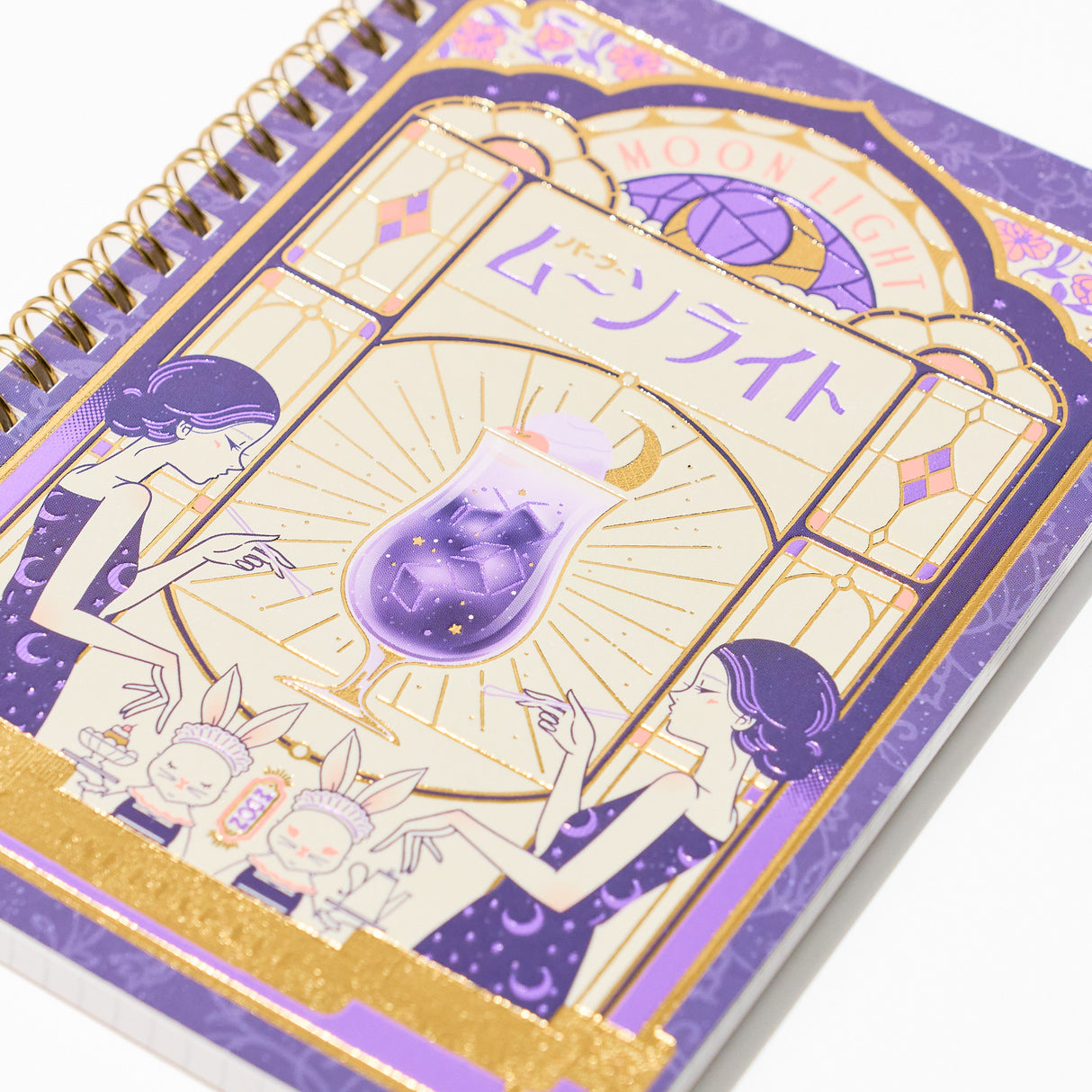 ROKKAKU × ob1toy Retro Post Foil-Stamped B6 Ring Notebook / ROKKAKU