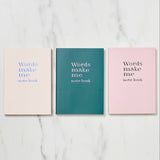 "Words Make Me" Notebook / Iroha