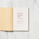 "Words Make Me" Notebook / Iroha