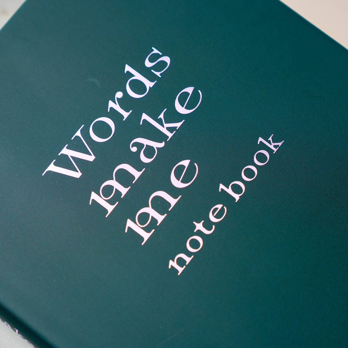 "Words Make Me" Notebook / Iroha