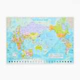 Desk Mat World Map / Tokyo Cartographic