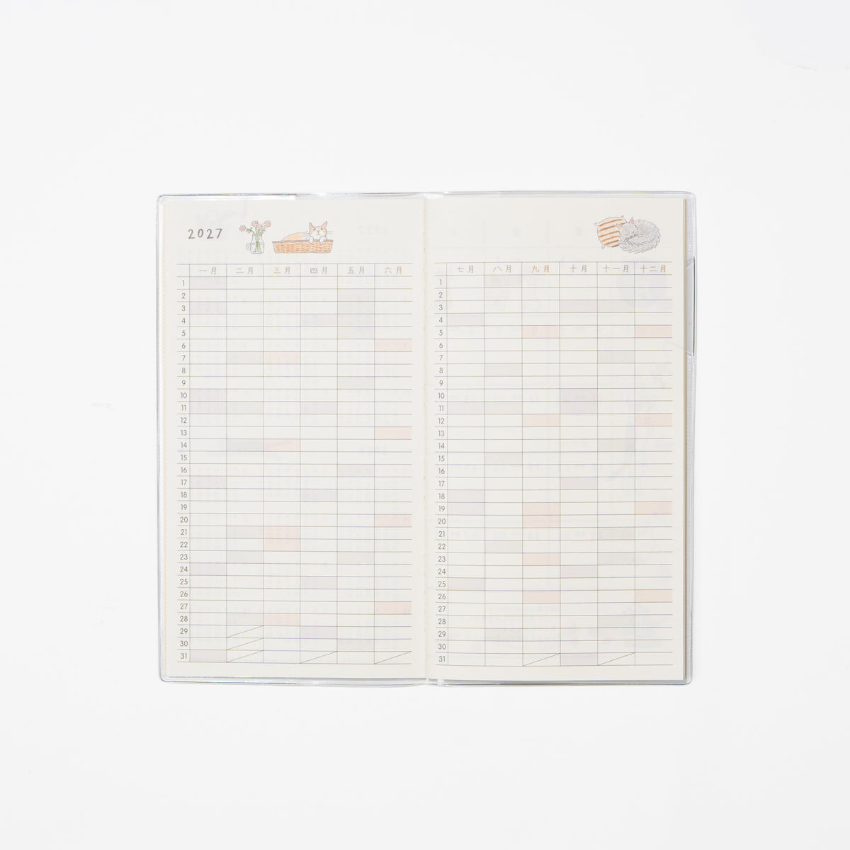 Cat Pocket Diary 2027 / MIDORI