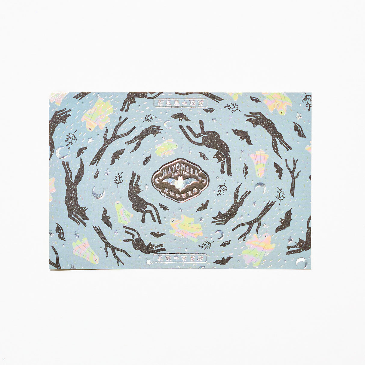 ROKKAKU x ob1toy Retro Postal Foil-Stamped Postcard / ROKKAKU