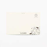 ROKKAKU x ob1toy Retro Postal Foil-Stamped Postcard / ROKKAKU