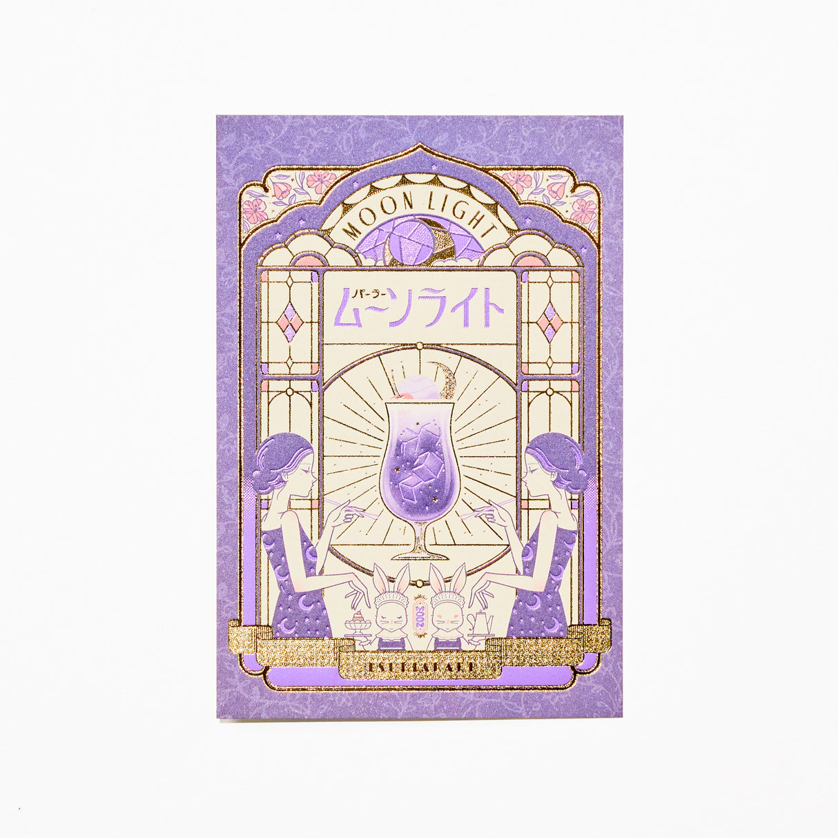 ROKKAKU x ob1toy Retro Postal Foil-Stamped Postcard / ROKKAKU