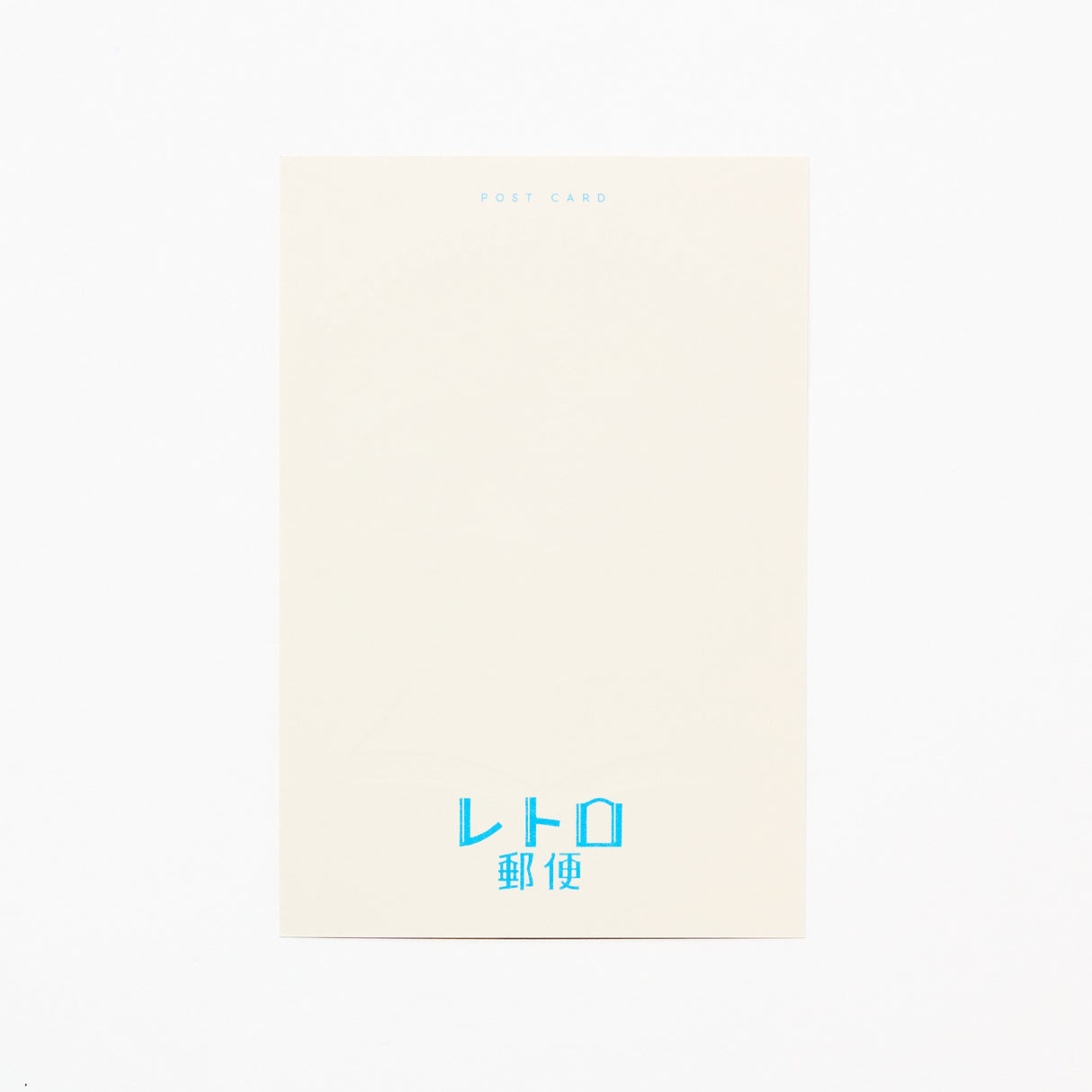 ROKKAKU x ob1toy Retro Postal Foil-Stamped Postcard / ROKKAKU