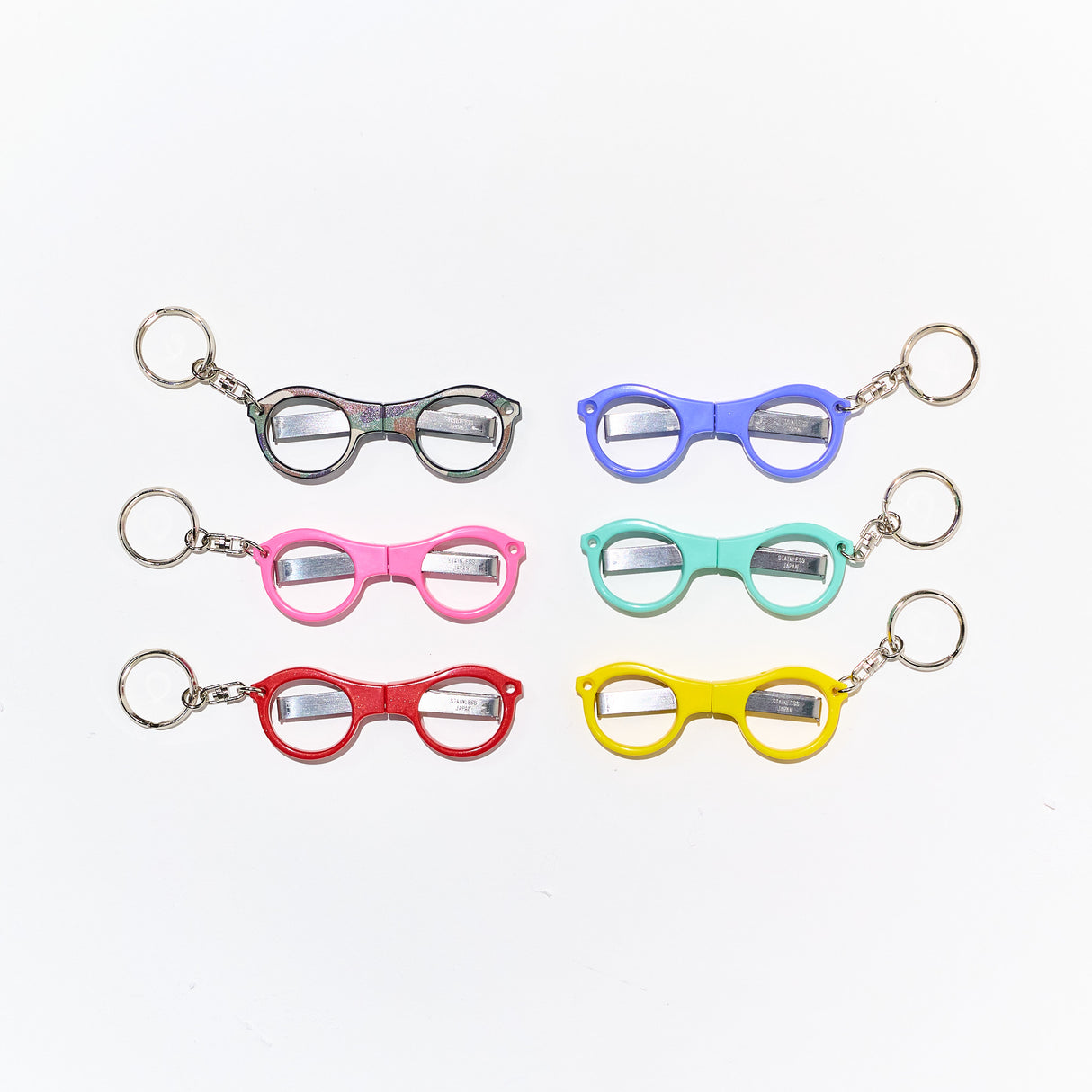 Glasses Folding Scissors Keychain / KITERA