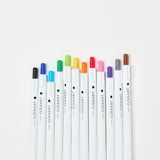 Clickart Water-Based Markers 12 Color Set / Zebra