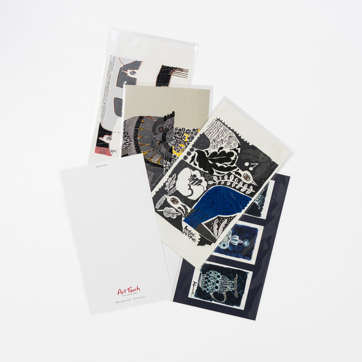 Art Touch Kanae Kouno Postcard CW Print / TOUCH & FLOW