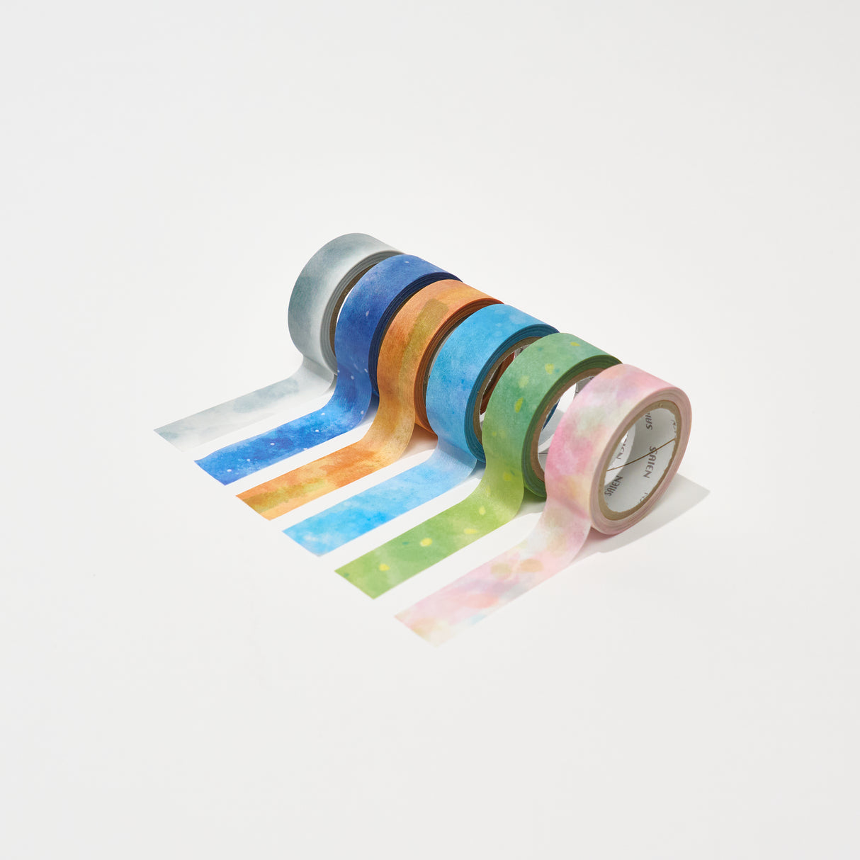 Miki Tamura Chigiri-e Masking Tape 6-Roll Set / SAIEN