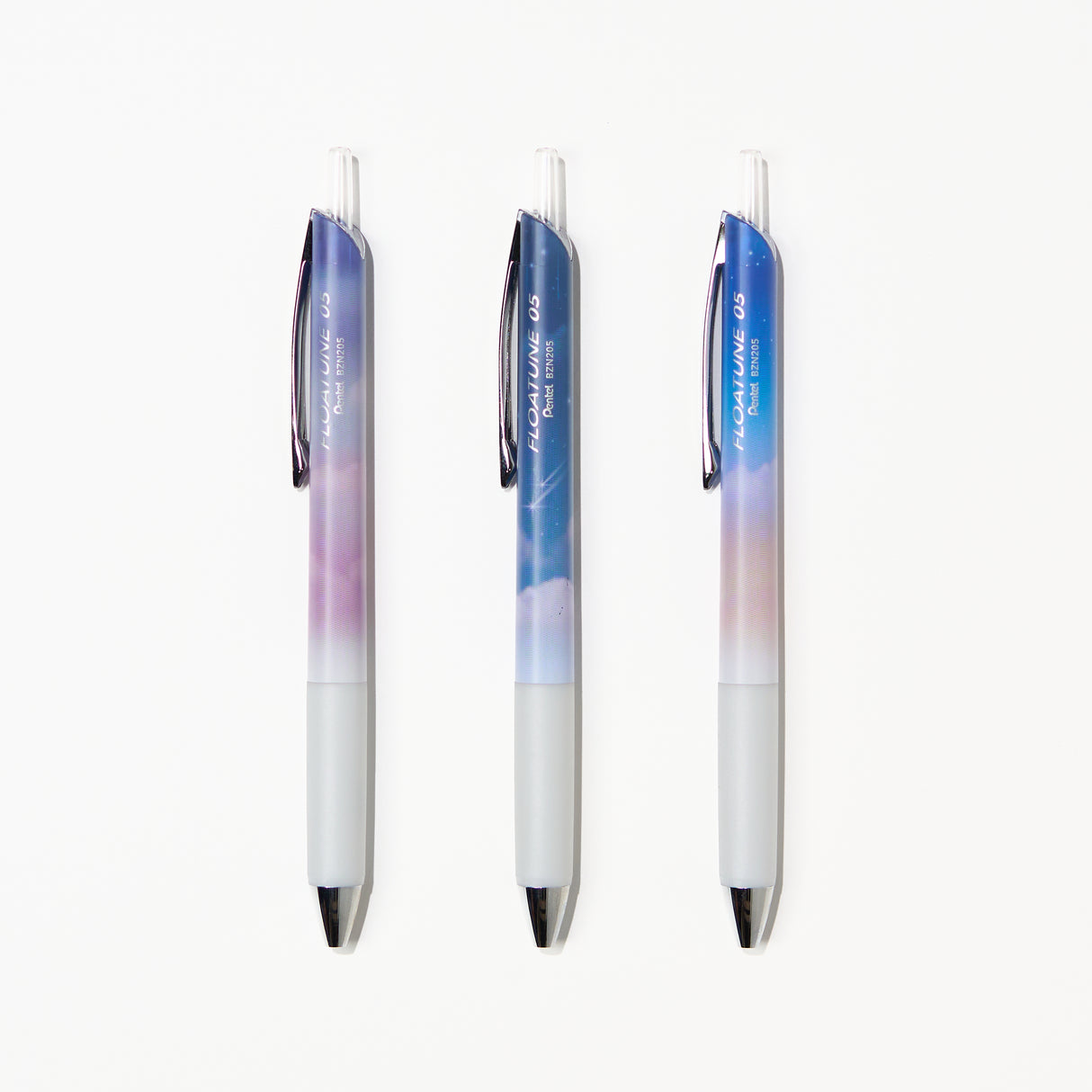 [Limited] Floatune Ballpoint Pen Skyly Night Time 3-Pen Set / Pentel