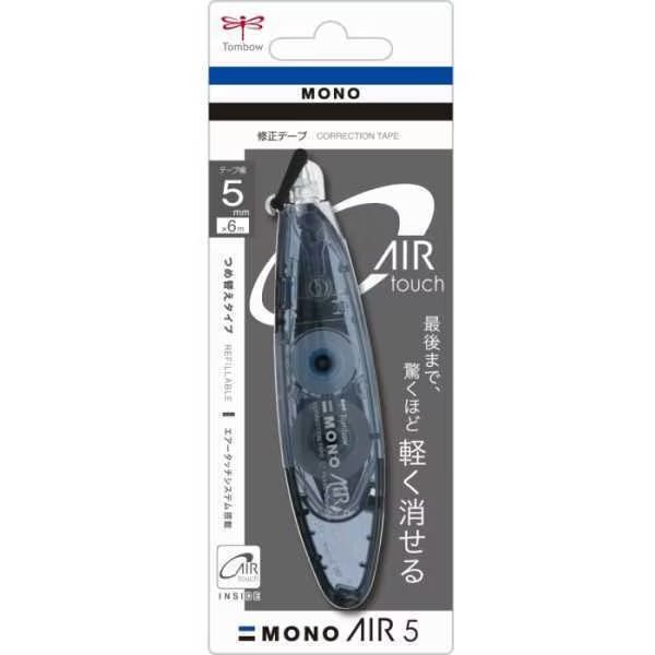 MONO Air 5 Touch Refillable Correction Tape Tombow Black