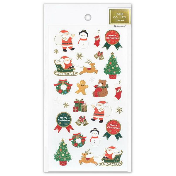 Pearl Seal Christmas Stickers / NB