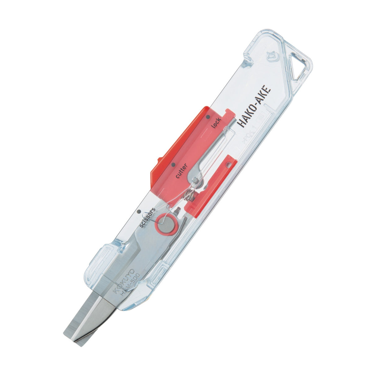 Hakoake 2-Way Portable Scissors Transparent Mechanism / KOKUYO