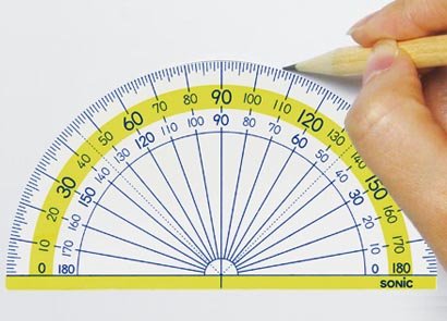 Fun Learning Protractor 12cm / Sonic