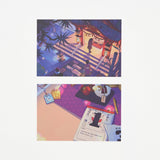 "A Quiet New Years" Washi Postcard by Alithia / Bungu - bungu