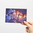 "A Quiet New Years" Washi Postcard by Alithia / Bungu - bungu