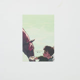 "A Toast to the New Year" Washi Postcard by Nitnglll / Bungu - bungu