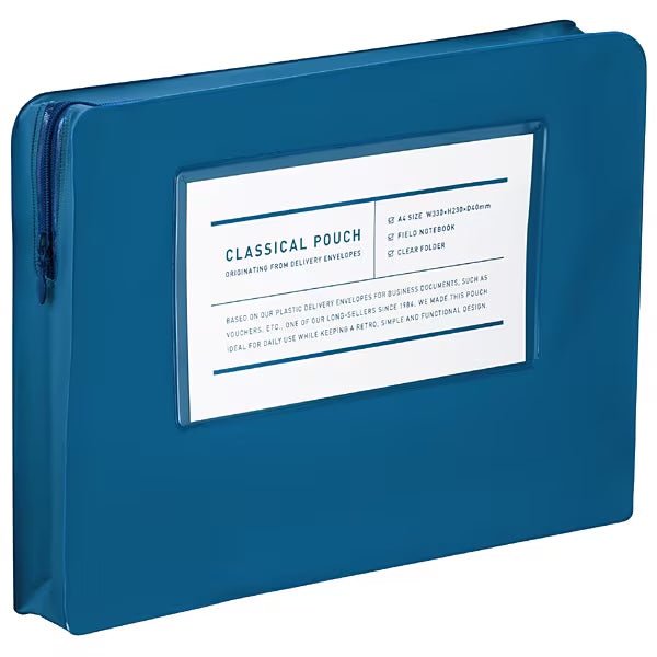 Blue A4 Classical Pouch