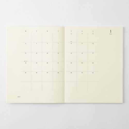 MD Notebook Diary Slim 2027 / MD PRODUCT