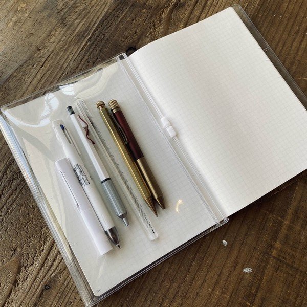A5 Large - Capacity Skeleton Notebook Cover / nouto - bungu