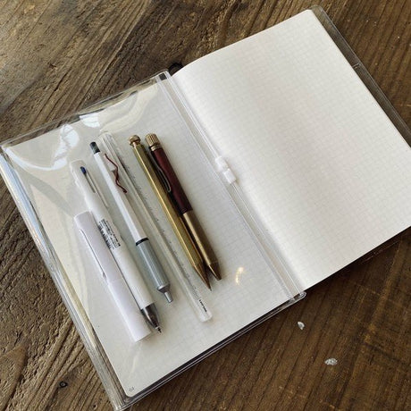 A5 Large - Capacity Skeleton Notebook Cover / nouto - bungu