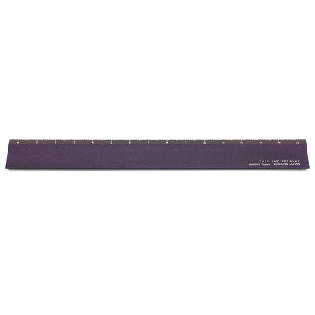 A6063 Iridescent Aluminum Ruler 15cm Yellow Knife / Luddite - bungu