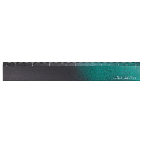 A6063 Iridescent Aluminum Ruler 15cm Yellow Knife / Luddite - bungu