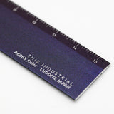 A6063 Iridescent Aluminum Ruler 15cm Yellow Knife / Luddite - bungu